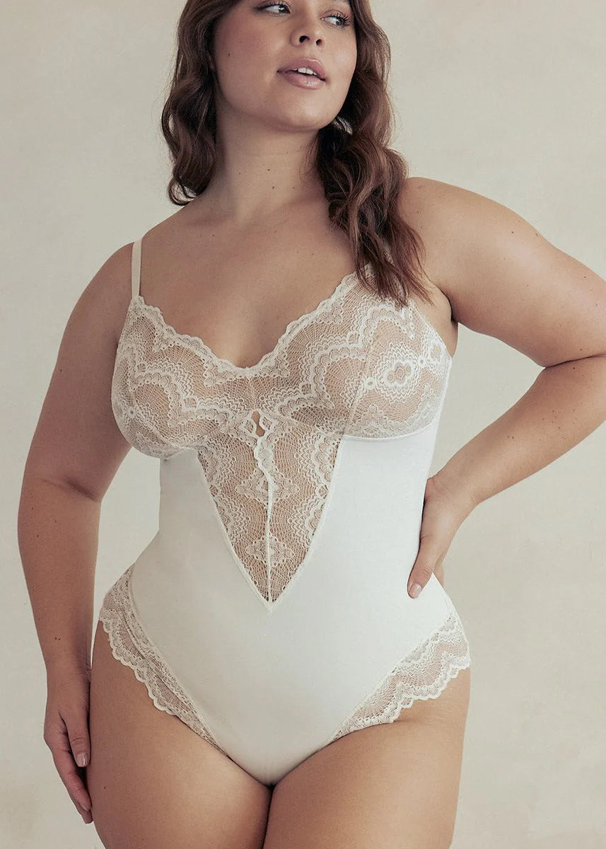 Sculpting Lace Shapewear Bodysuit