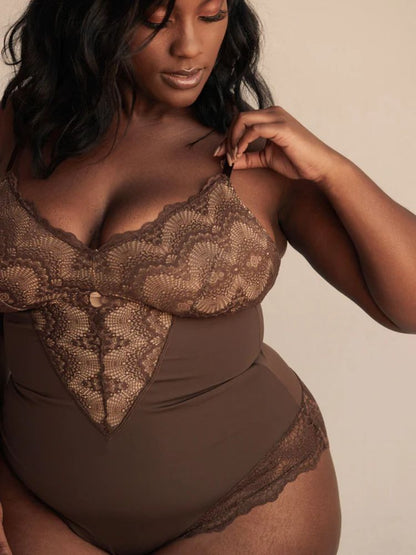 Sculpting Lace Shapewear Bodysuit