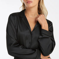 Premium Silk PJ Set - Noir