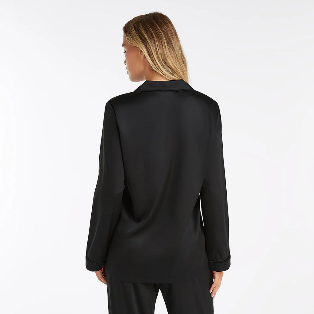 Premium Silk PJ Set - Noir