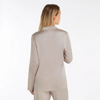 Premium Silk PJ Set - Misty Taupe