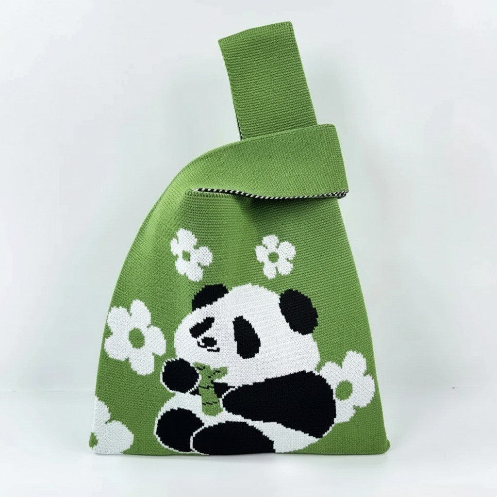 Tricotée - Panda Fleur